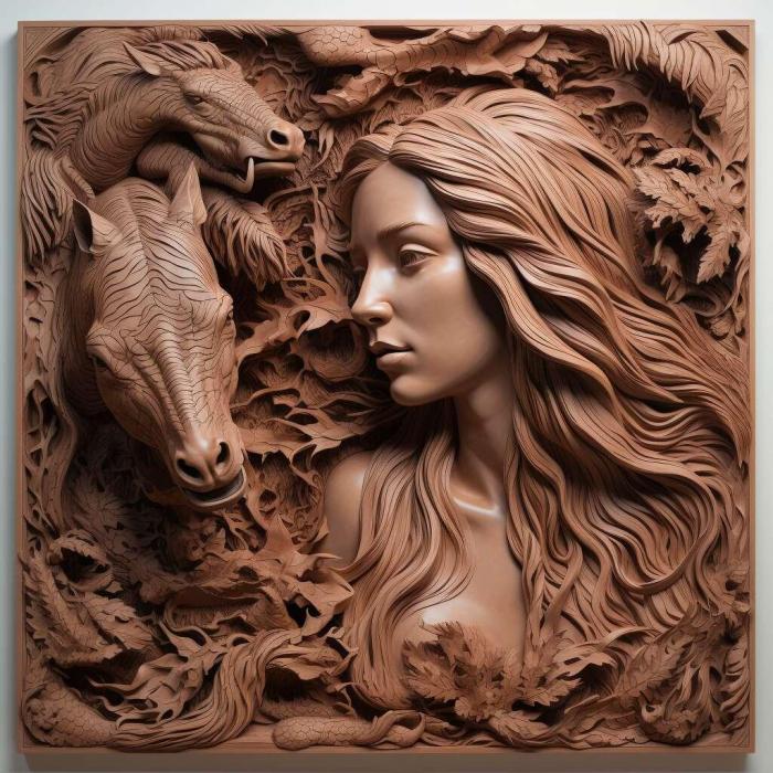 نموذج ثلاثي الأبعاد لآلة CNC 3D Art 